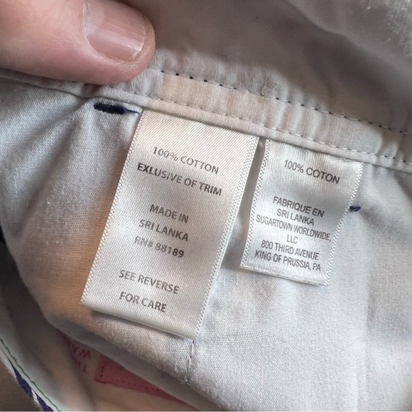 LILLY PULITZER The Walsh Short Night Swimming Casual Beach Summer Chino Blue Sz2 - Picture 3 of 7